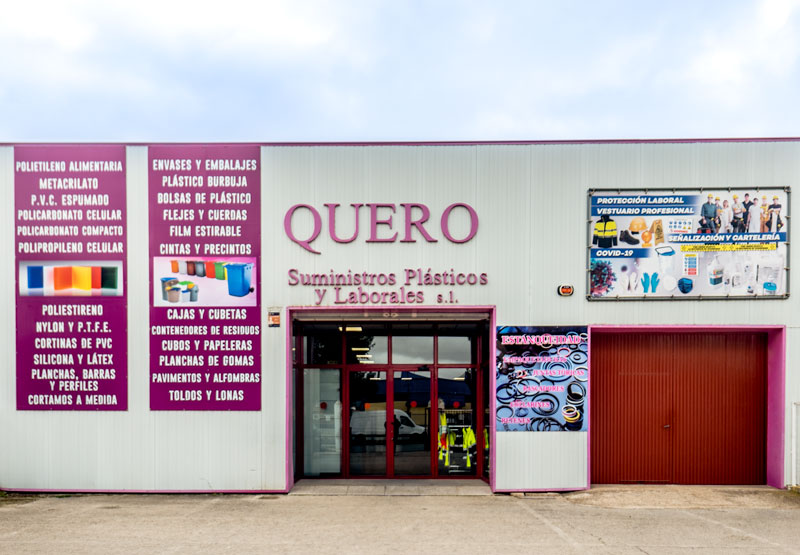 Fachada Quero Suministros Plásticos y Laborales de Albacete